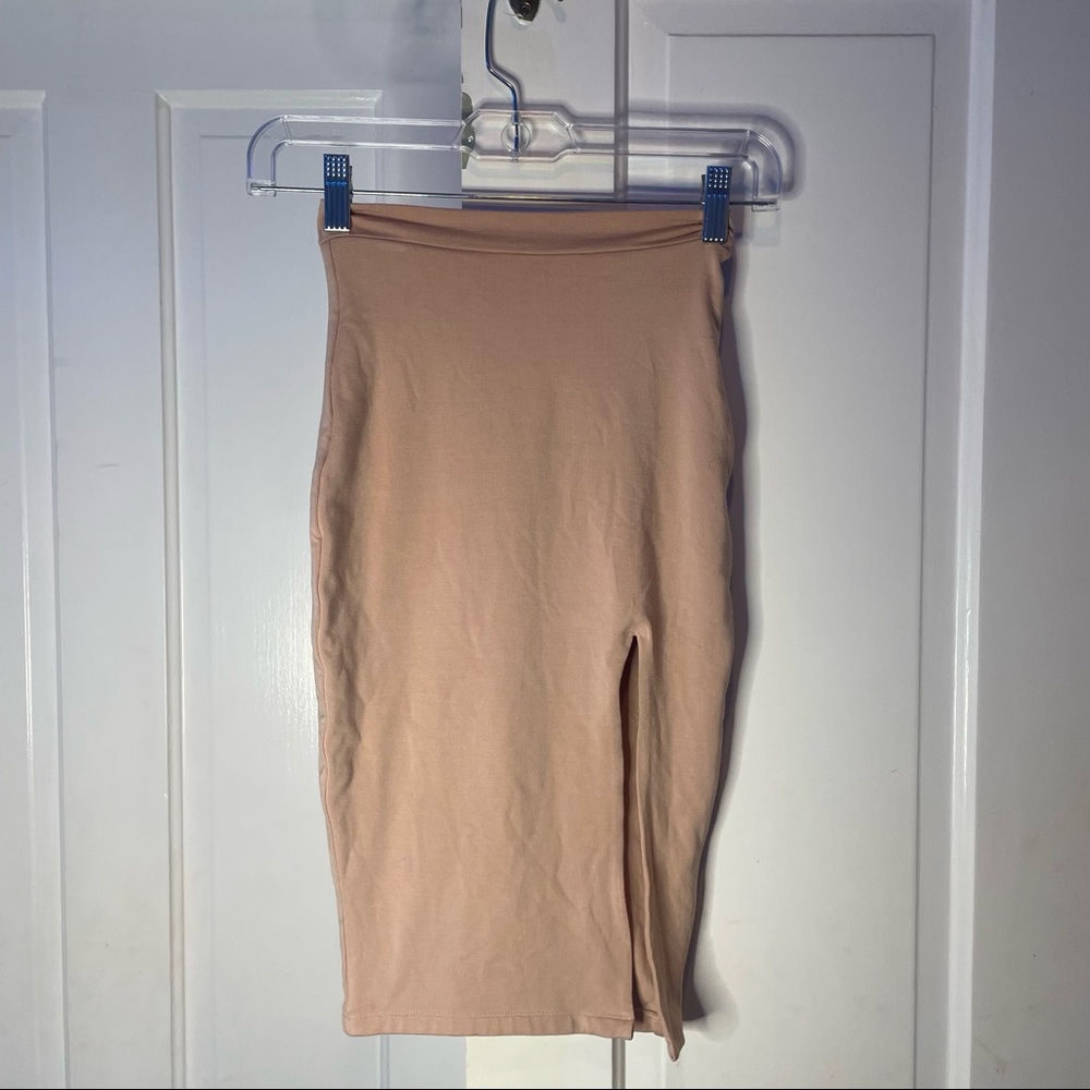 NWT Oh Polly Tan Pencil Skirt size 2